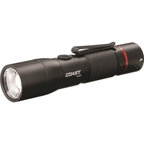 340 Lumen CR123 Battery LED Rechargeable Flashlight, Black