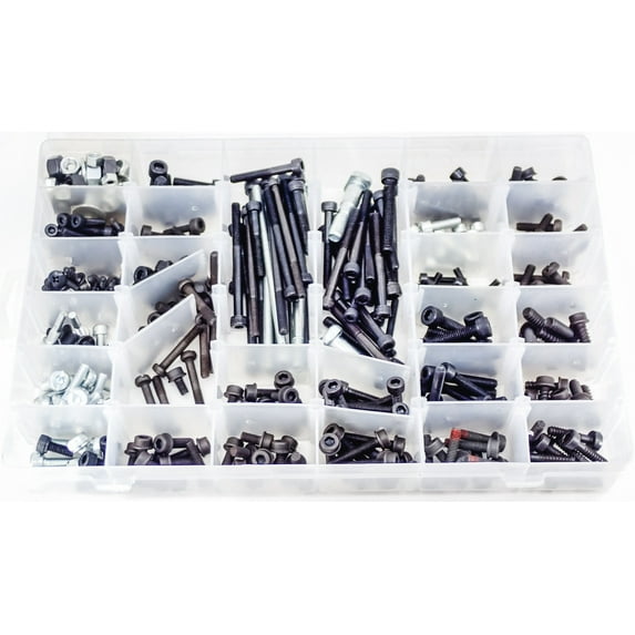 340 PIECE HARDWARE KIT SCREWS BOLTS ETC FOR HUSQVARNA CHAINSAWS