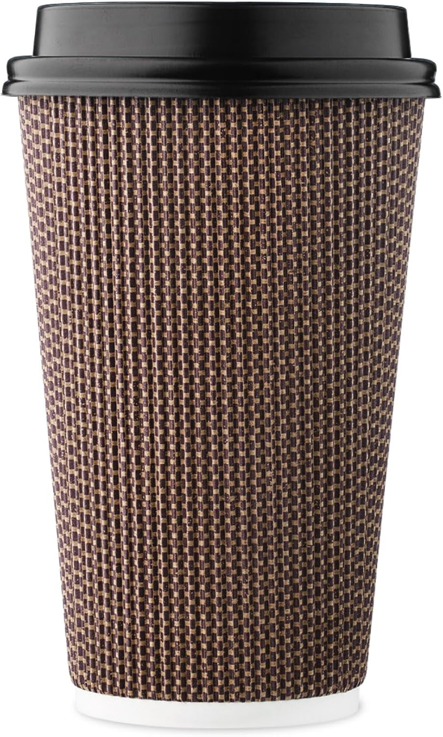 [340 SET]Harvest Pack 16 oz Disposable Coffee Cups, Insulated Ripple ...