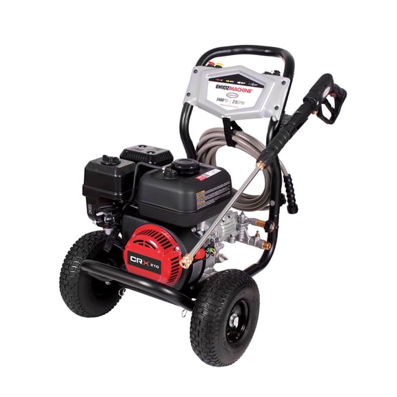 Clean Machine 3400 PSI Gas Pressure Washer with 2.5 GPM OEM Technologies Axial Cam Pump