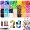 thumbnail image 1 of 34000Pcs Resin Rhinestones with Tweezers for Bedazzling, Multicolor 3mm Crystal with 3Pcs 10ml B7000 Jewelry Glue for Bedazzled Nail Art Crafting Makeup, 1 of 7
