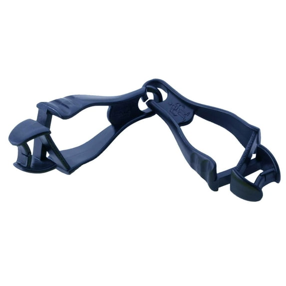 3400MD Deep Blue Metal Detectable Grabber - Dual Clip Mount