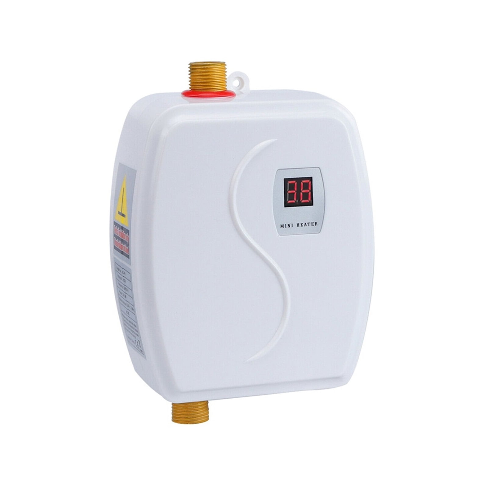 3400W Electric Water Heater Instantaneous Tankless Instant Hot Water Heater Kitchen Bathroom Shower Flow Water Boiler ,Safety Protections
