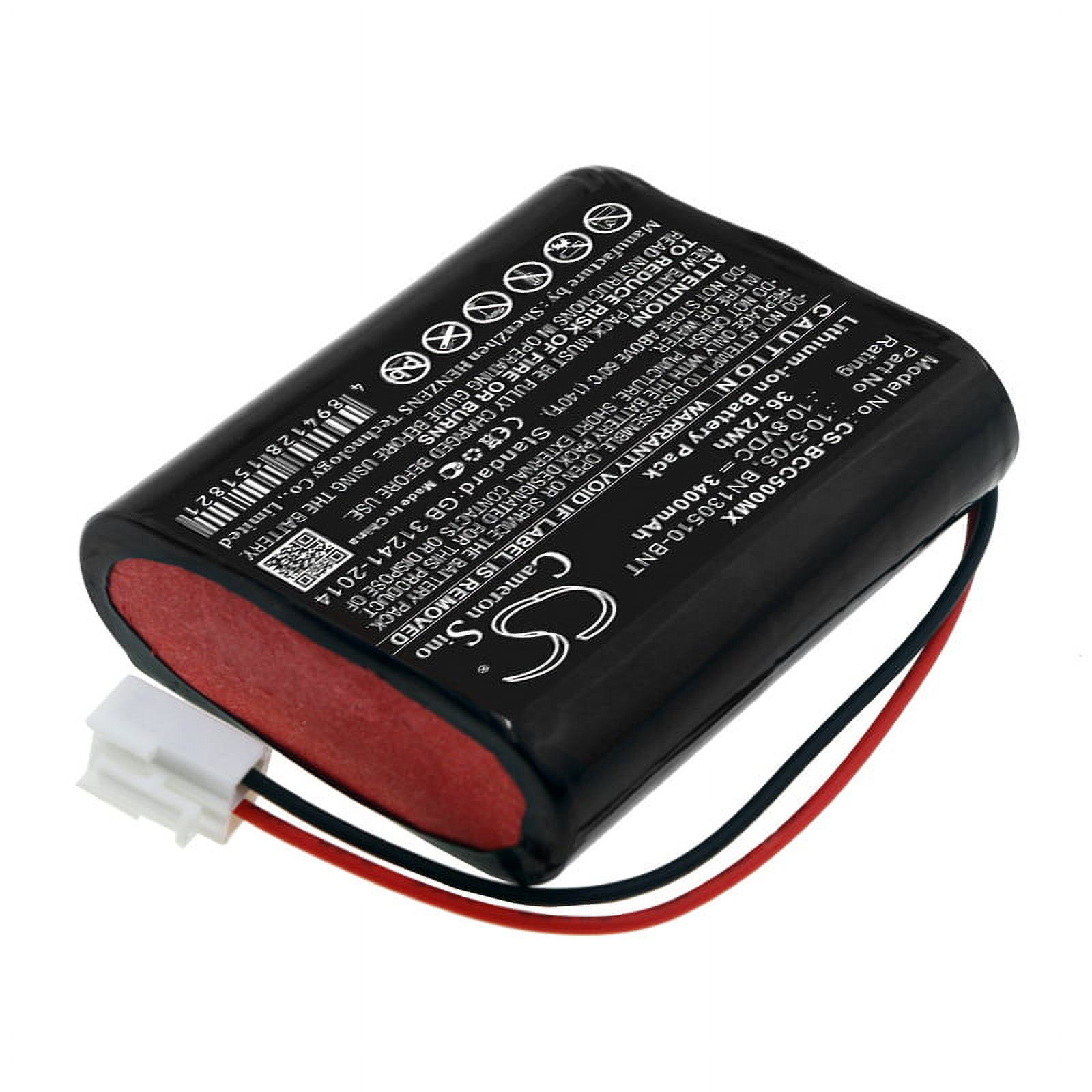 3400mAh 10-5705, BN130510-BNT Battery for Bionet Compact 5, Compact 7