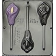 thumbnail image 1 of 3401 Calla Lily Lollipop Chocolate Candy Mold, 1 of 1