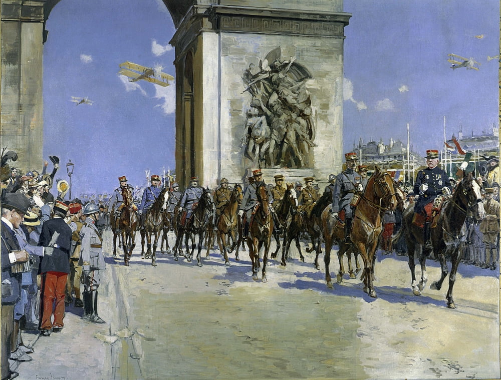 3403  Francois Flameng (1856-1923) French School Canvas Art -  (24 x 18)