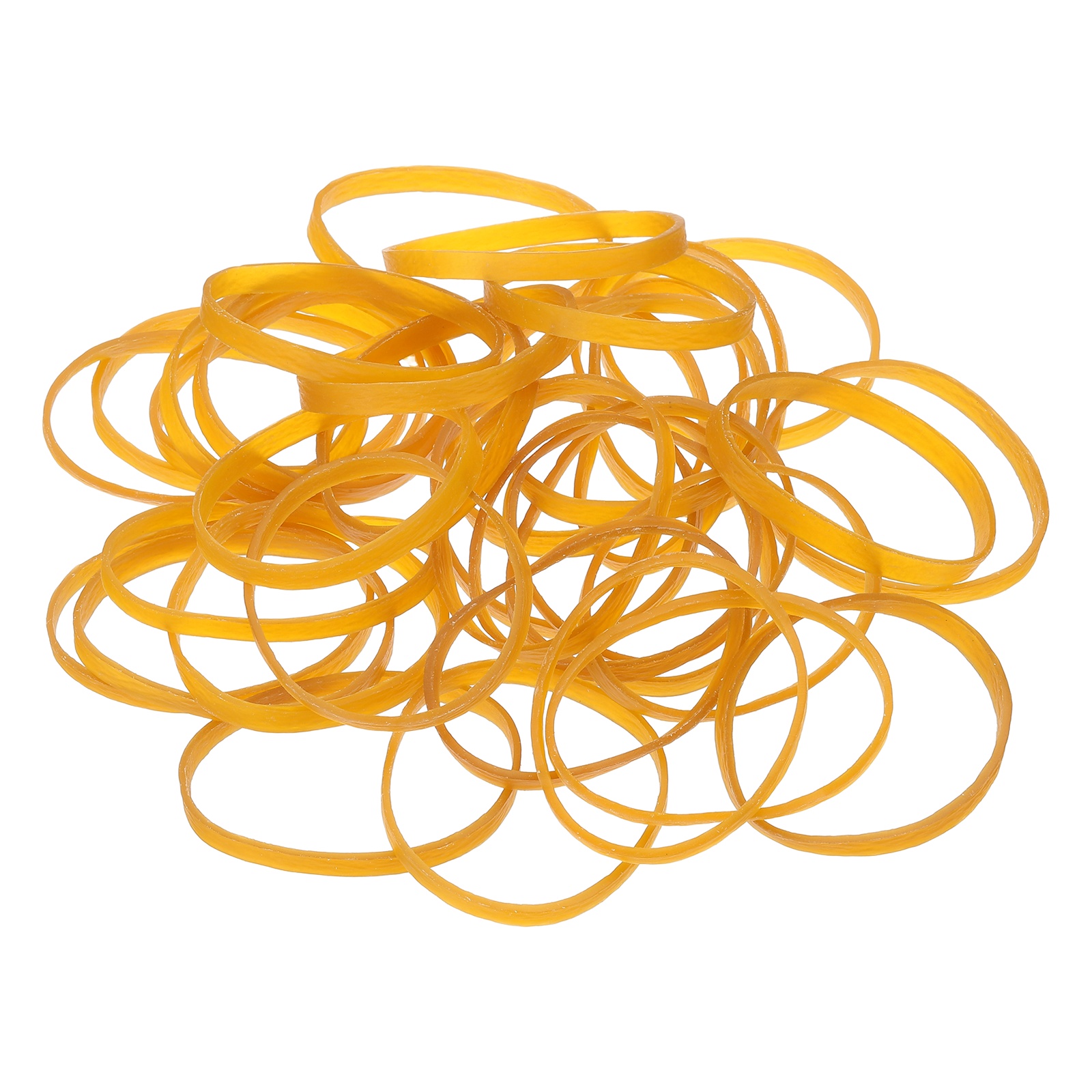 340Pack Rubber Bands, 3.15x0.2 Inch Elastic Bands for Office Supplies, Yellow