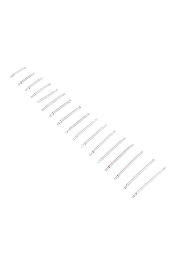 340Pcs Watch Band Pins 1.8mm Stainless Steel Spring Bar Repair Kit High Strength Heavy Duty Diversified Sizes 10-26mm Strap Link Pins Watchmaker Tool Set (0.07 inches / 1.8 mm)