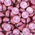 thumbnail image 1 of 340ct Girl First Communion Pink Stickered Milk Chocolate Kisses For Party Favors, Gifts & More (3.4lb), 1 of 6