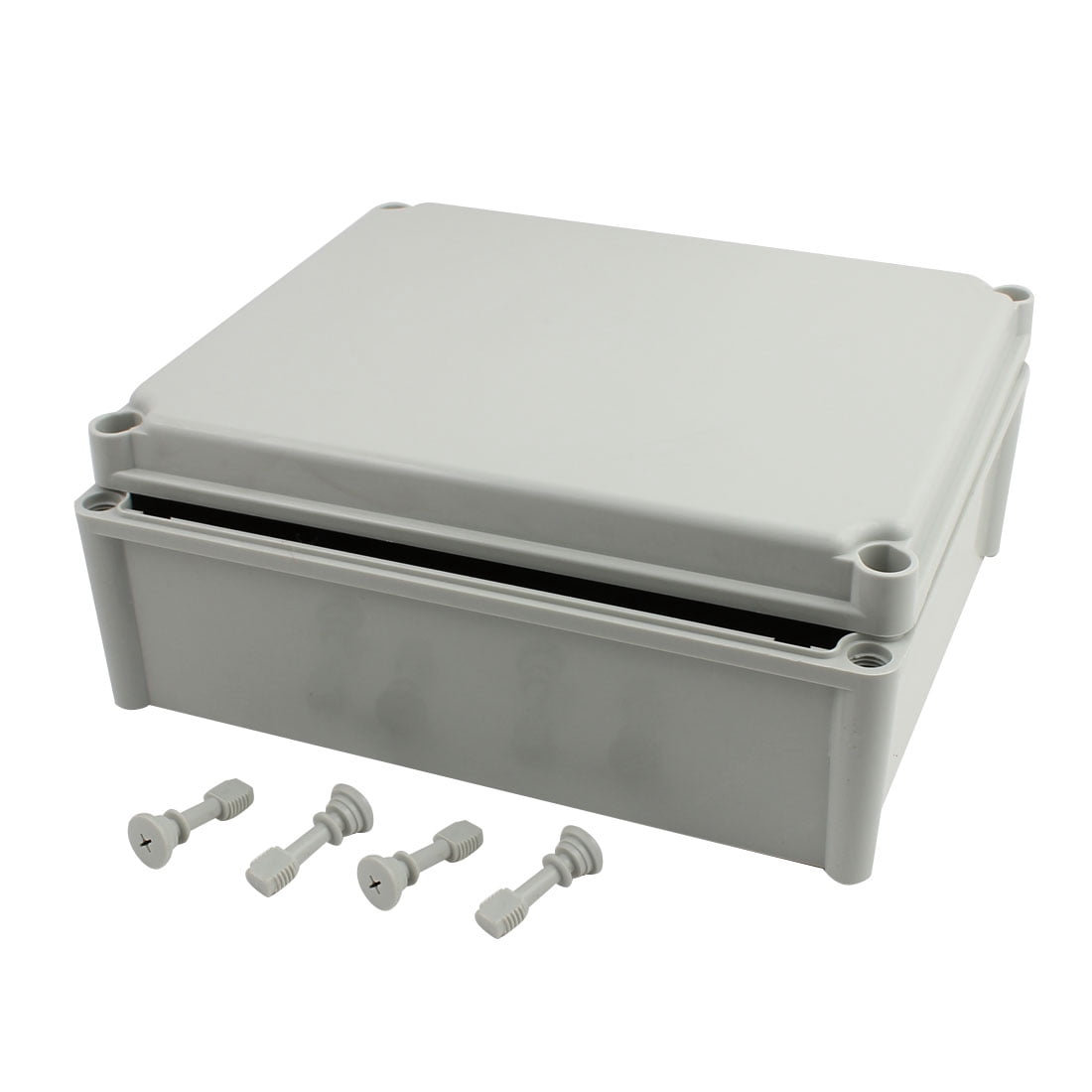 340mmx280mmx130mm Waterproof Junction Box DIY Terminal Connecting Box Gray