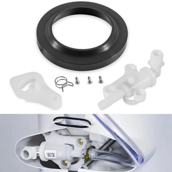 34100 RV/Camper Toilet Water Valve Kit for Aqua-Magic, Style Lite and Plus