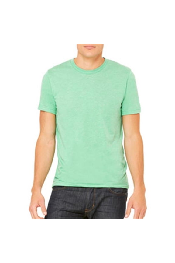 3413 Unisex Triblend Short-Sleeve T-Shirt, Green, Extra Large