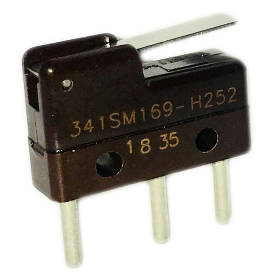 341SM169-H252 Basic / Snap Action Switches Lever actuated left angle PCB