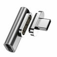 thumbnail image 1 of Magnetic USB C Adapter, 20 Pin Magnet to USB Type C Universal Converter, Gray, 1 of 3