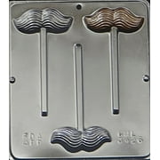 3426 Mustache Lollipop Chocolate Candy Mold