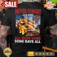 thumbnail image 1 of 343 Firefighter Never Forget 9 11 Patriot Day Twin Towers Memorial T-Shirt BLACK Unisex S-5XL Hot Trending Shirt, Vintage Birthday Gift, 1 of 4