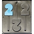 thumbnail image 1 of 3430 Number 2 Lollipop Chocolate Candy Mold, 1 of 1