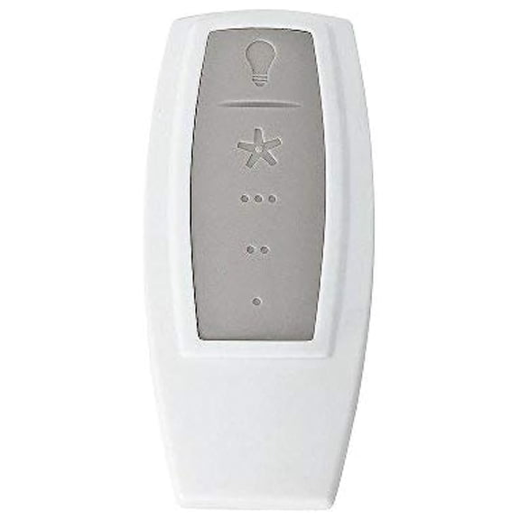 343668 Contemporary Universal 3-Speed Ceiling Fan Control, White, Single