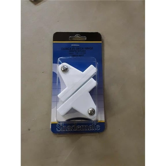 3443WP 0.87 in. Rail Hinge, White
