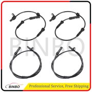 34526884421 + 34526884422 4Pcs ABS Wheel Speed Sensor Front Rear Left Right