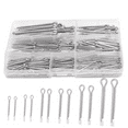 thumbnail image 1 of 345Pcs 304 Stainless Steel Cotter Pin Assortment Kit M1.6/M2.5/M3.2/ 6 Sizes for Car,Lawn Mowers, 1 of 5