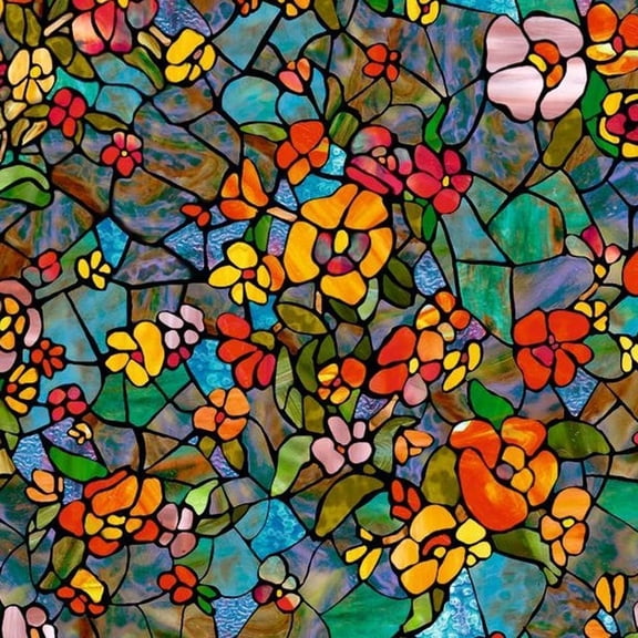 346-0431 Self-Adhesive Privacy lass Window Film, Venetian arden, 17" x 78" Roll,