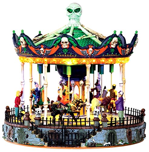 34605 SCARY-GO-ROUND SPOOKY TOWN Exclusive Carnival Ride - Walmart.com