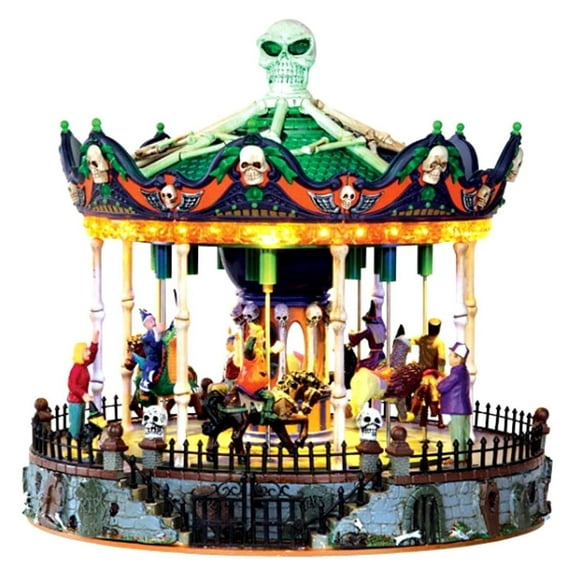 34605 SCARY-GO-ROUND SPOOKY TOWN Exclusive Carnival Ride
