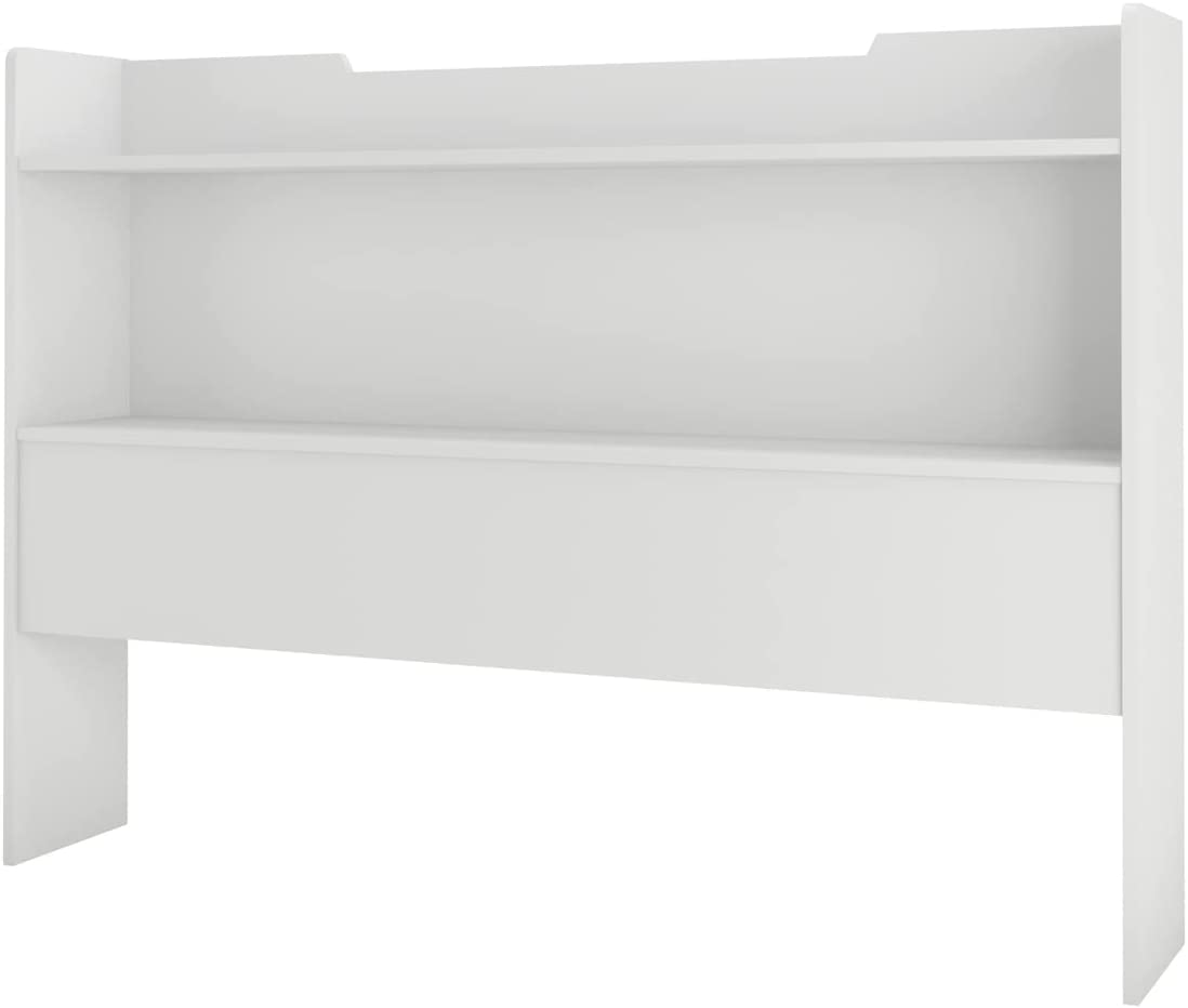 Full Size Bookcase Headboard, White