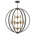thumbnail image 1 of 3469SB Hinkley Lighting Euclid - 12 Light Large 3-Tier Orb Foyer in Transitional-Modern Style - 36 Inches Wide by 41 Inches High-Spanish Bronze Finish, 1 of 13