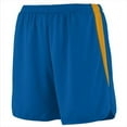 thumbnail image 1 of 346A Youth Velocity Track Short - Royal & Gold, Large, 1 of 1