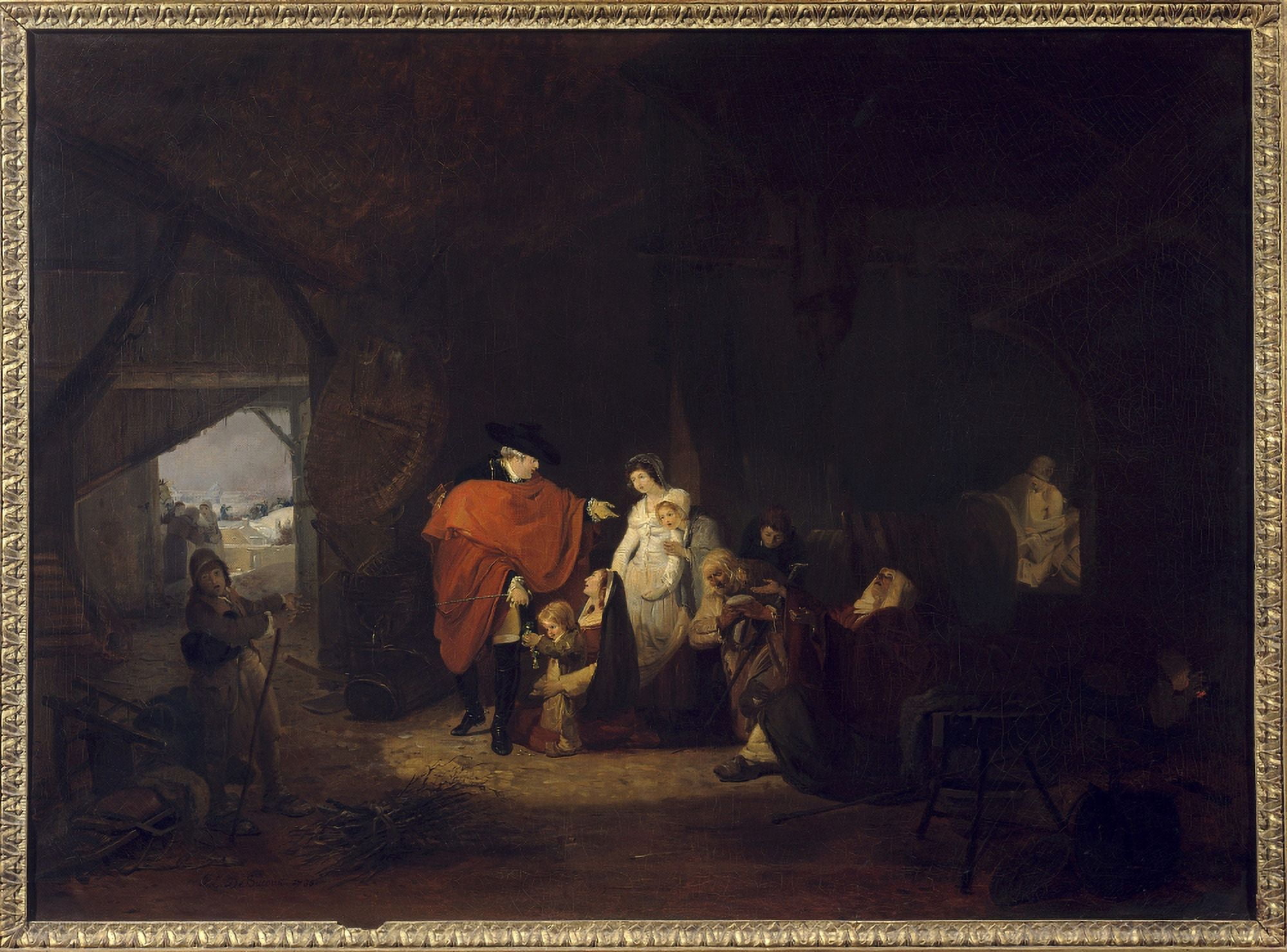 3471  Louis Philibert Debucourt (1755-1832) French School Canvas Art -  (24 x 18)
