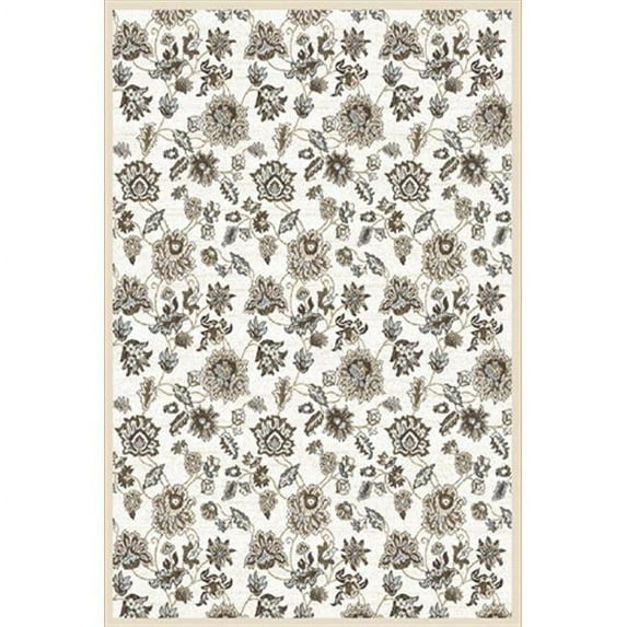 3475-0022-BONE Pisa Rectangular Bone Traditional Turkey Area Rug, 7 ft. 10 in. W x 10 ft. 6 in. H