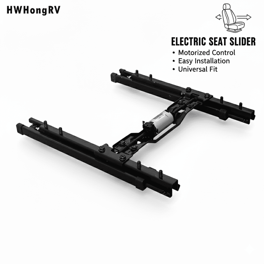 347mm Electric Seat Rail with Smooth Sliding Adjustment for Passenger and Commercial Vehicles