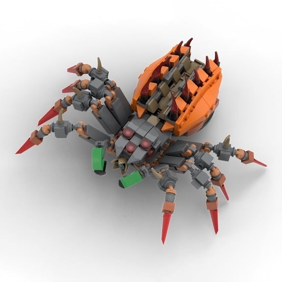 348 pieces of MOC building blocks creative animal series Spider King assembly children's birthday gift toy set