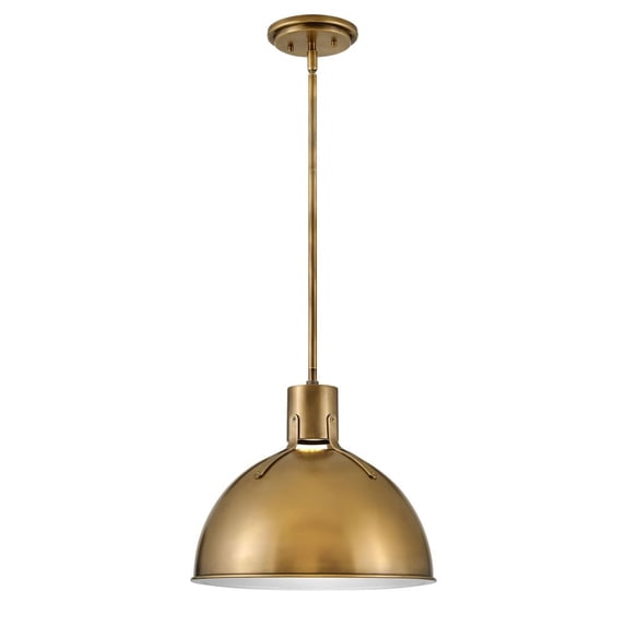 14 Inch 6.5W 1 Led Small Pendant-Heritage Brass Finish Hinkley Lighting 3487Hb