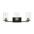 thumbnail image 1 of 3493-MB/HBZ Millennium Lighting Pasadena - 3 Light Bath Vanity-8 Inch Tall and 24 Inch Wide, 1 of 2