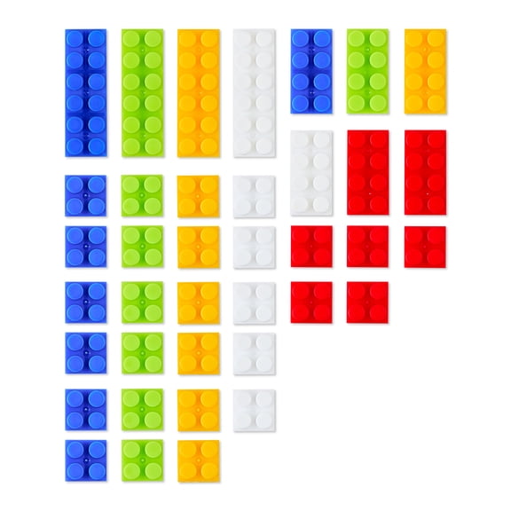 Building Blocks Party Favor, Multicolor, 34 Pieces, Easter by Way To Celebrate