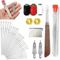 thumbnail image 1 of 34PCS Sewing Tool Set Big Eye Steel Needle Set Multi Purpose Needle and Thread Kit Portable DIY Hand Made Craft Set for Beginners, Professional DIY Lovers, 1 of 10