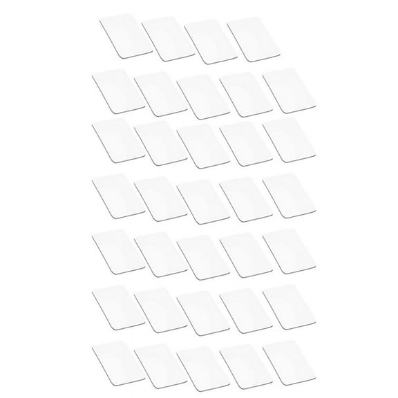 34PCS Sublimation Magnets Blanks, 3X2.2 in Personalized Fridge Magnet Blank Sublimation Refrigerator for Kitchen Office