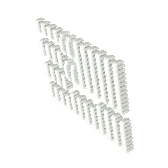 34Pcs Cable Management Combs for Power Wire Acrylic Computer Organizing