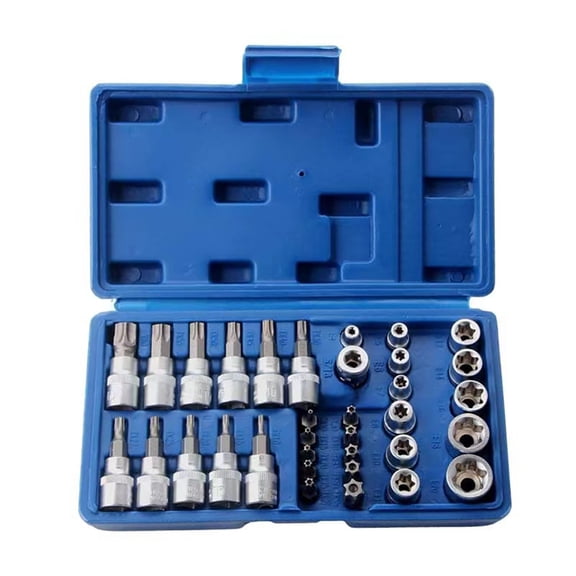 34Pcs Star Socket Collection Electronic Safety Drill Driver Tool for Technicians
