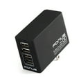 thumbnail image 1 of 34W 6.8 Amp 4-Port Rapid USB Home Wall AC Charger Power Adapter Four Port Smart Detect Folding Prongs Compact Black for LG G Pad F 8.0 X8.3, G5 G6, Stylo 3, V10 V20 - Motorola Droid Turbo 2, 1 of 6