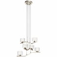 thumbnail image 1 of 34W 6 Led Small Chandelier With Contemporary Inspirations 13.5 Inches Tall By 23 Inches Wide Kichler Lighting 44347Pnled, 1 of 3