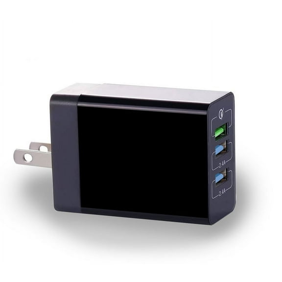 34W Home Charger for Moto E (2020) - 6.8Amp 3-Port USB One Fast Port Travel Wall Power Adapter Quick Charge Port Folding Prongs Compact N2L Compatible With Motorola Moto E (2020)