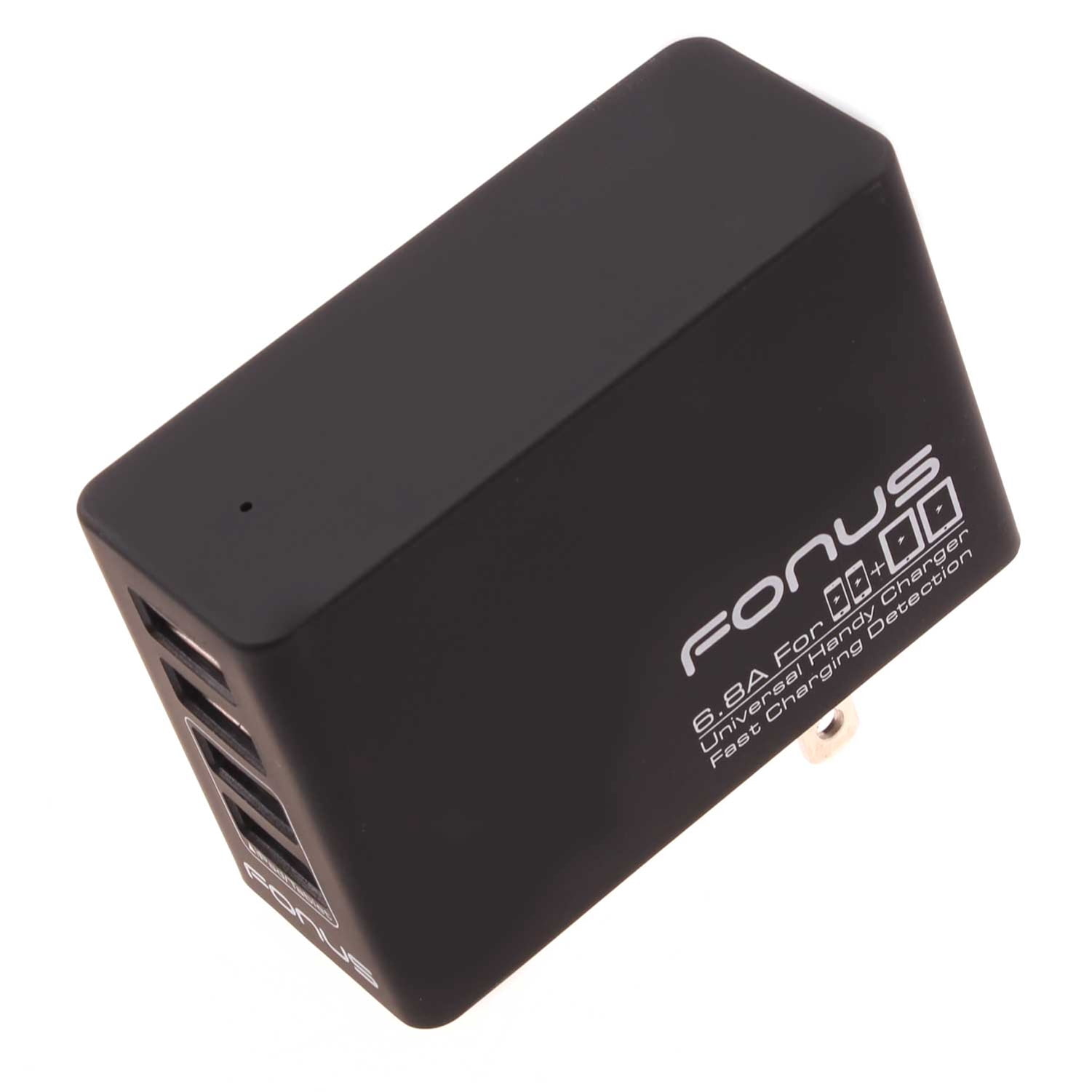 34W Home Charger for Nokia XR21, T21, X100 - 4-Port USB 6.8A Wall AC Plug Power