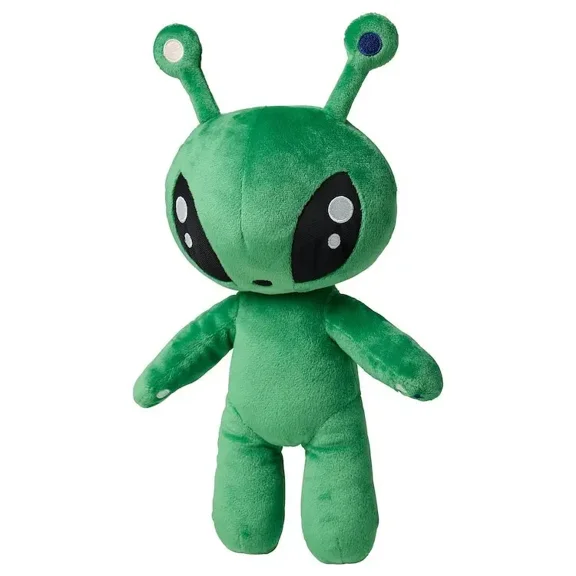 34cm Green Alien Plush Toy Soft Cuddly Companion for Indoor Room Decor Versatile Halloween Thanksgiving Christmas Gift Soft Stuffed Figure Soft Stuffed Animals