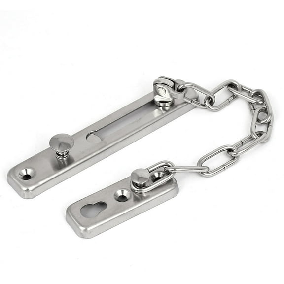 34cm Length Home Security Slide Stainless Steel Door Chain Bolt Lock