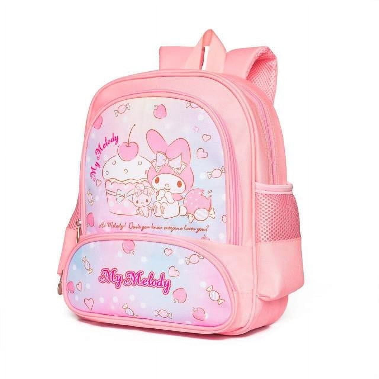 34cm Sanrio Hello Kitty Cinnamoroll My Melody Kuromi Cute Kid Backpack