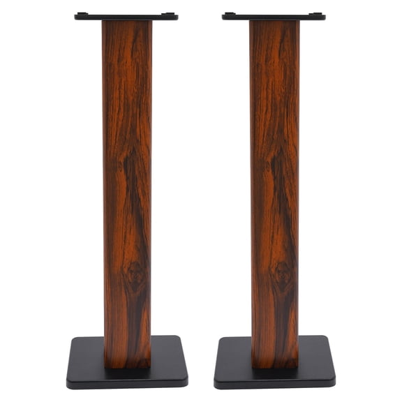 34in Wood Bookshelf Speaker Stands,Studio Monitor Speaker Stand Column